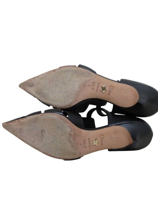 Christian Dior Sauvage Leather Gurkha Sandals 36 1/2